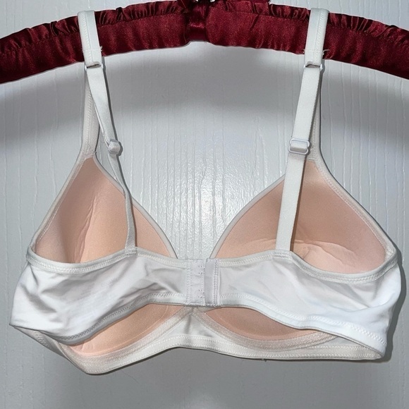 Warner's Body Heaven Bra Wireless Lift V-Neck Plunge Seamless Lightly Padded Bra - Picture 5 of 7